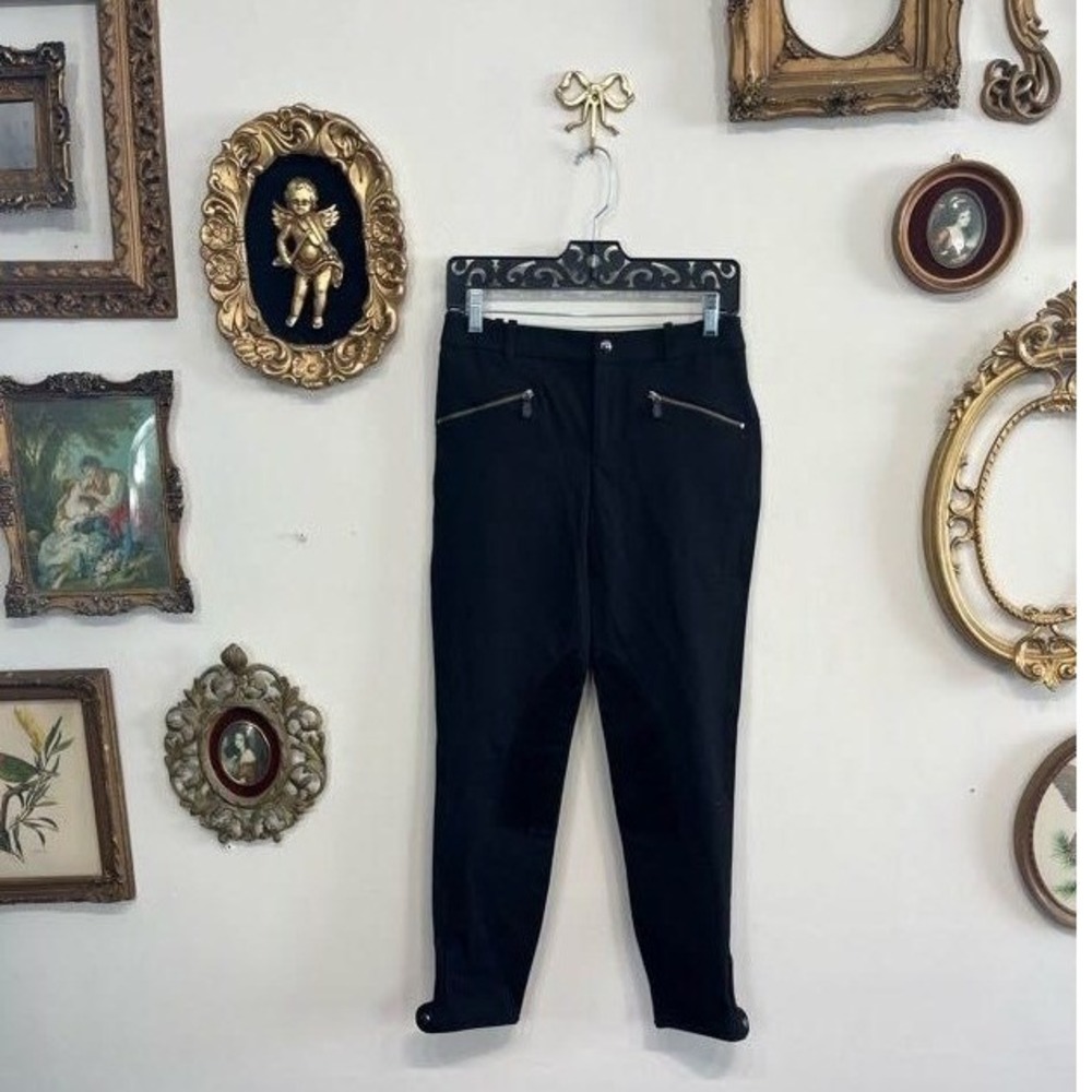 Ralph Lauren Black‎ Equestrian Riding Pants Zip Pocket Size 4